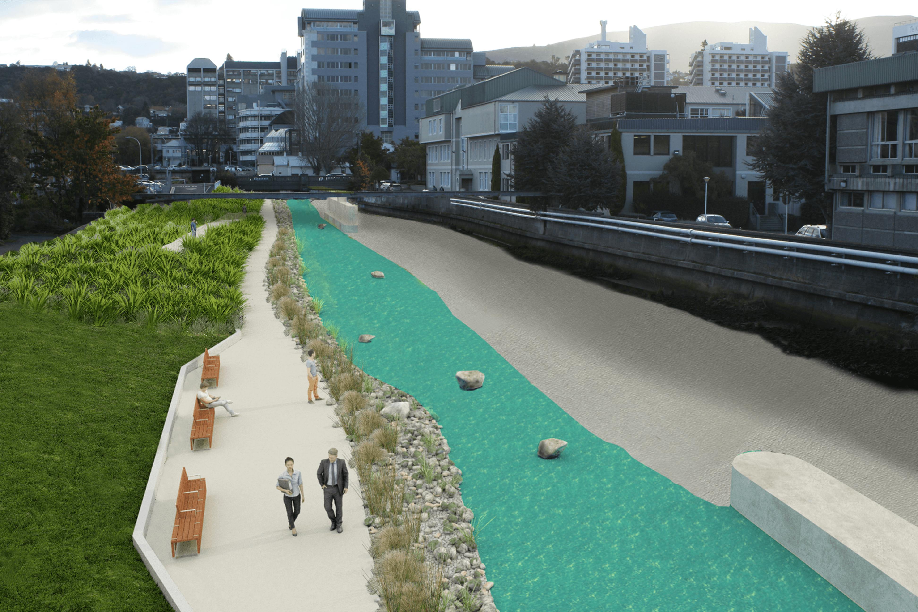 Forth St - Anzac Avenue photorealistic view