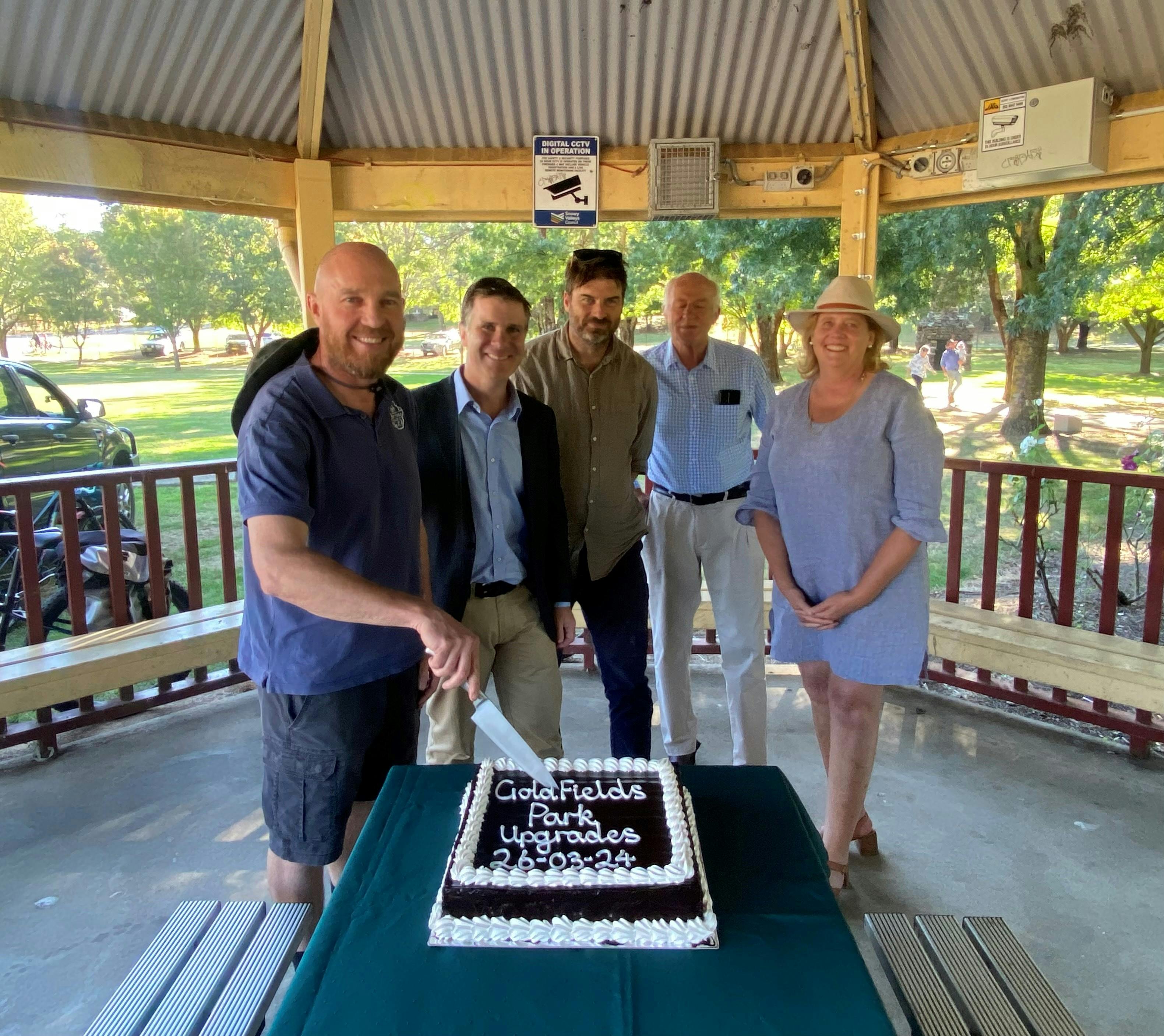 Cake cutting - Official Opening