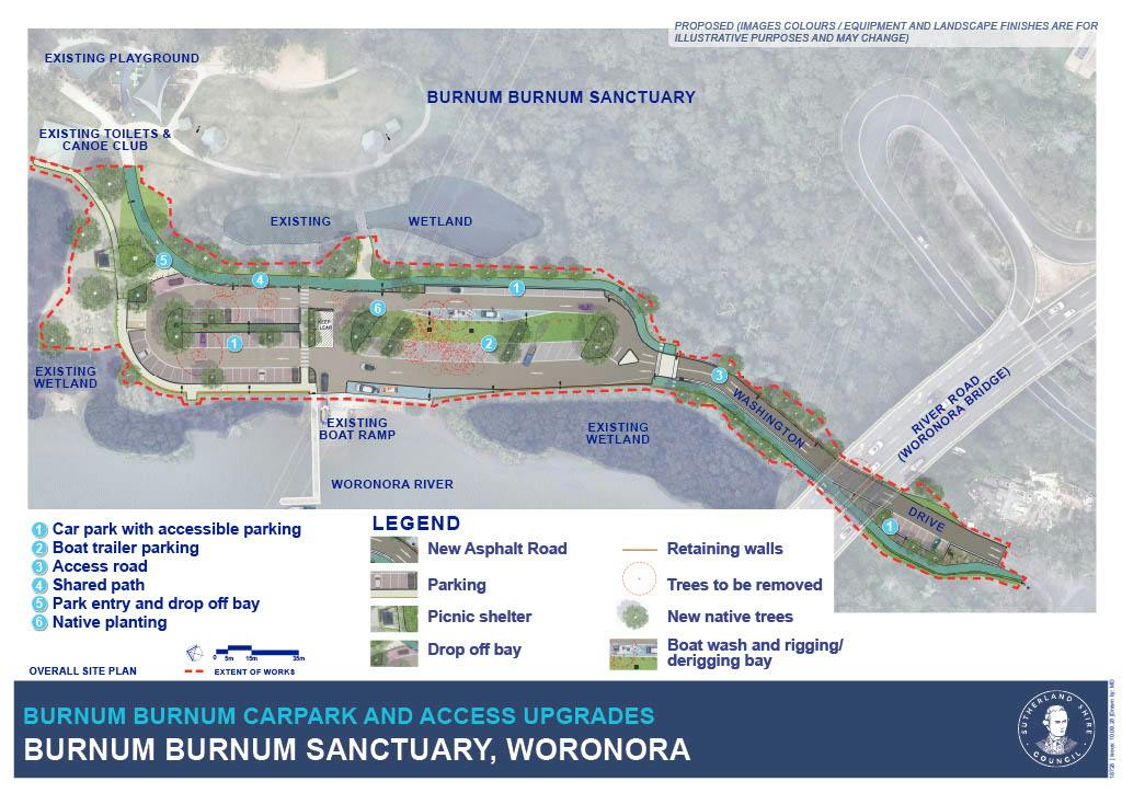Proposed Concept Plan - Burnum Burnum Carpark and Access Upgrade