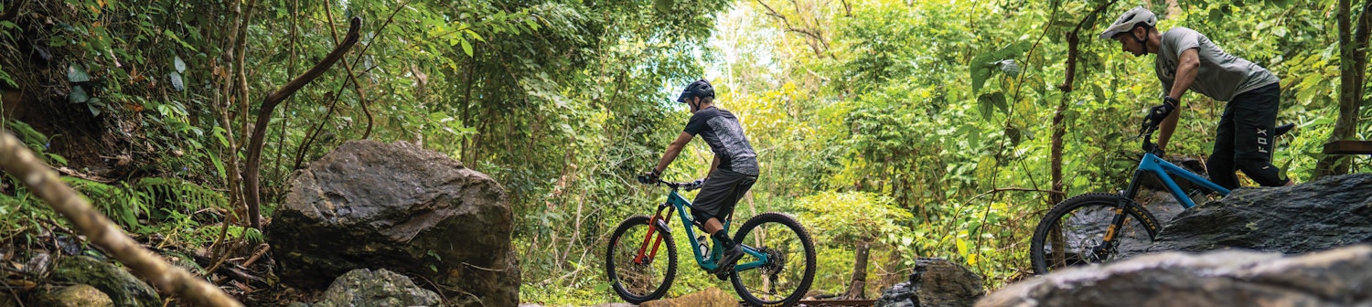 Mountain bikers in Smithfield Conservation Park © Tourism and Events Queensland