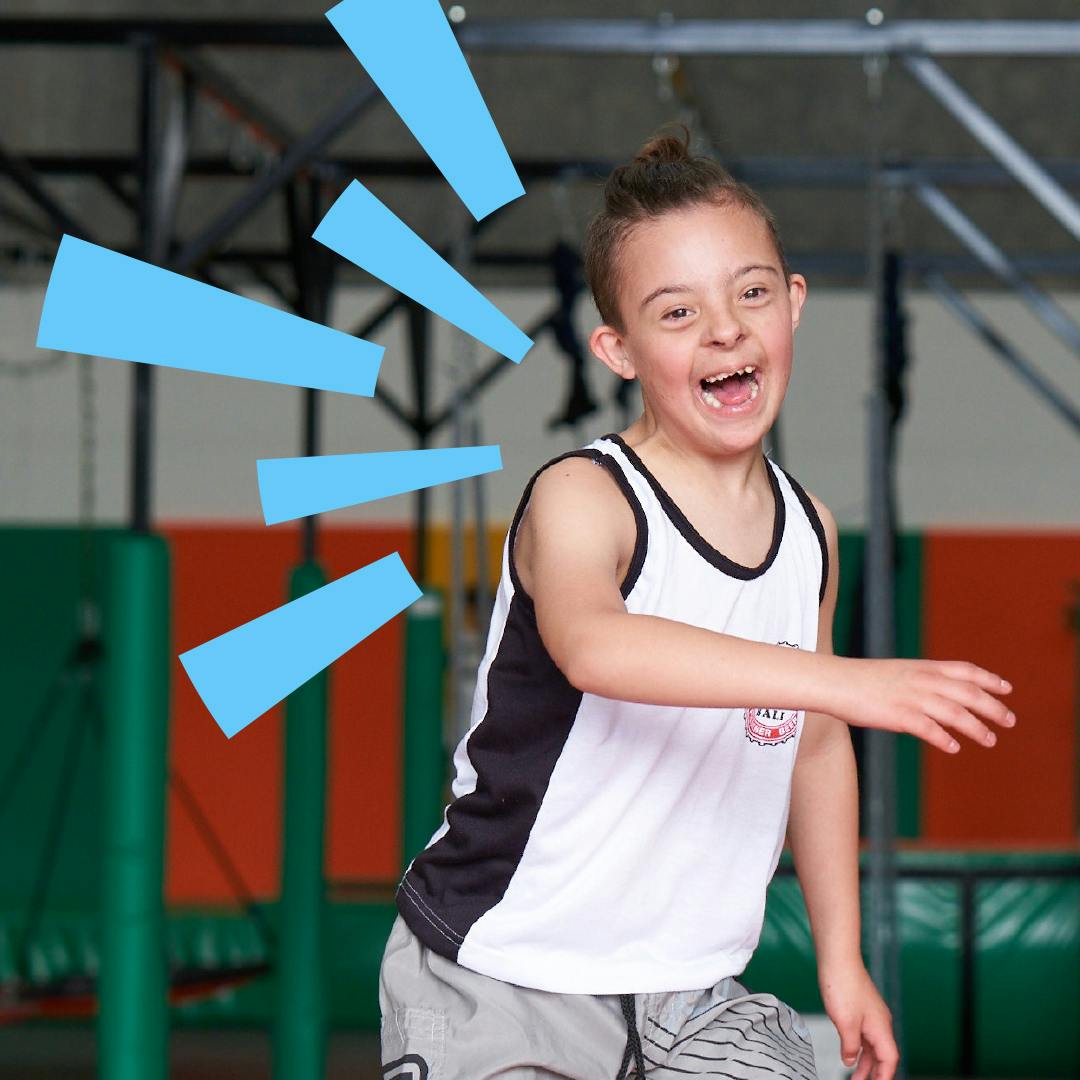 Boy running happy SHINE SHED