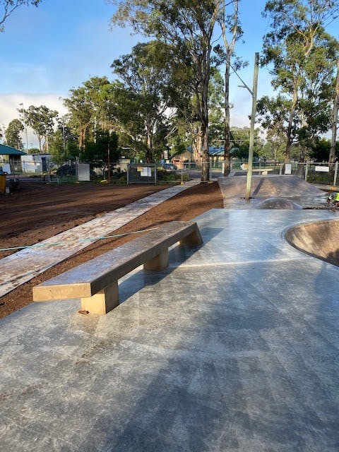 Appin Skate Park Under Construction April 2020