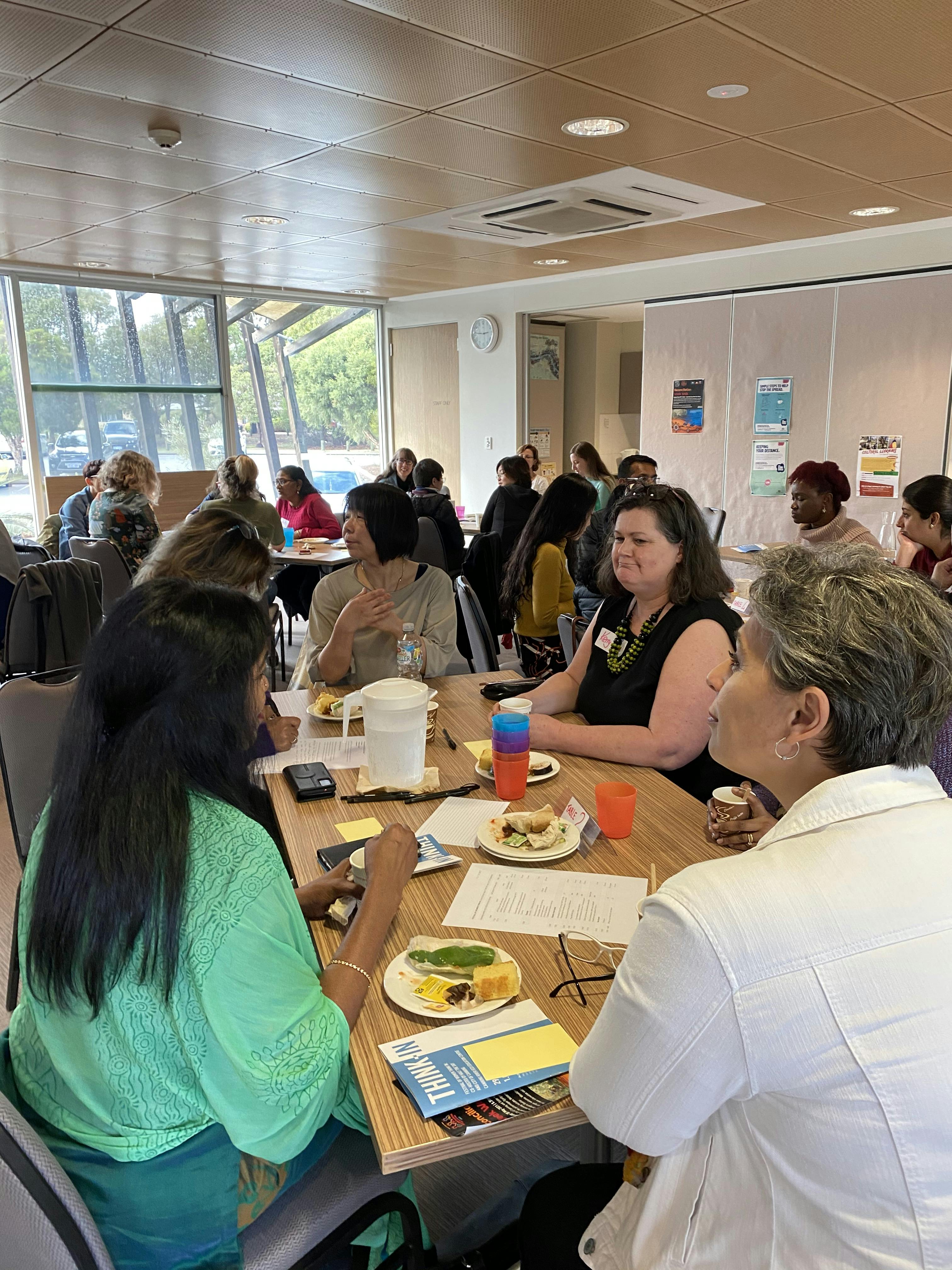 Think-In Always good to have food in the mix