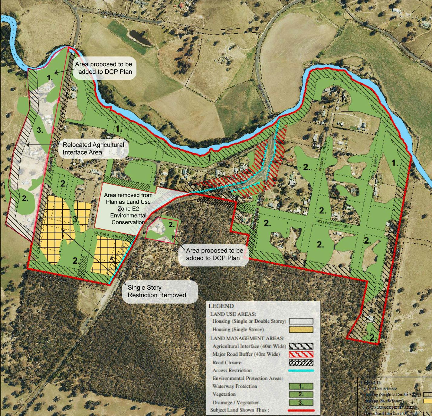Proposed Changes to DCP Map for Peel