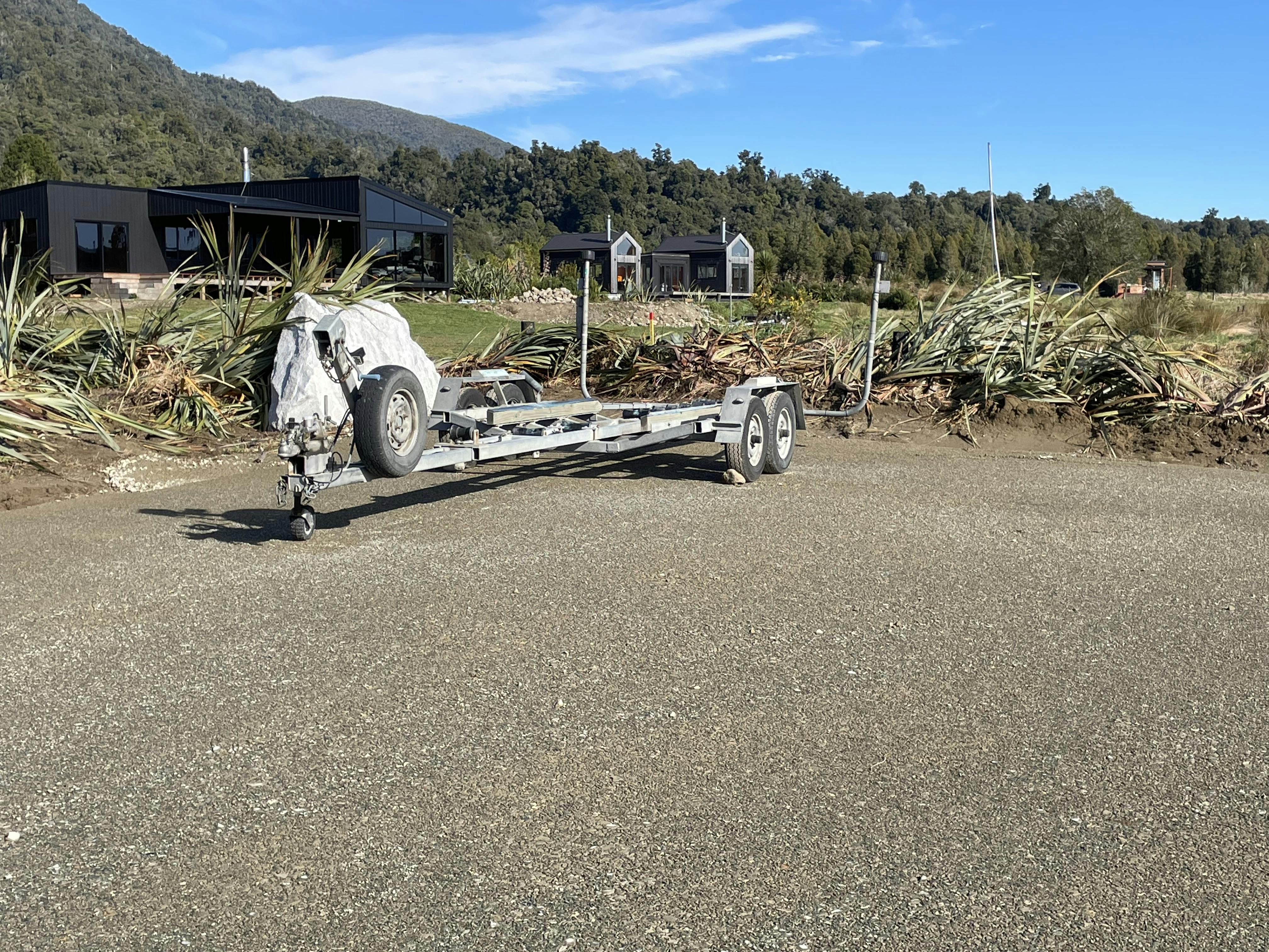 Trailer parking area