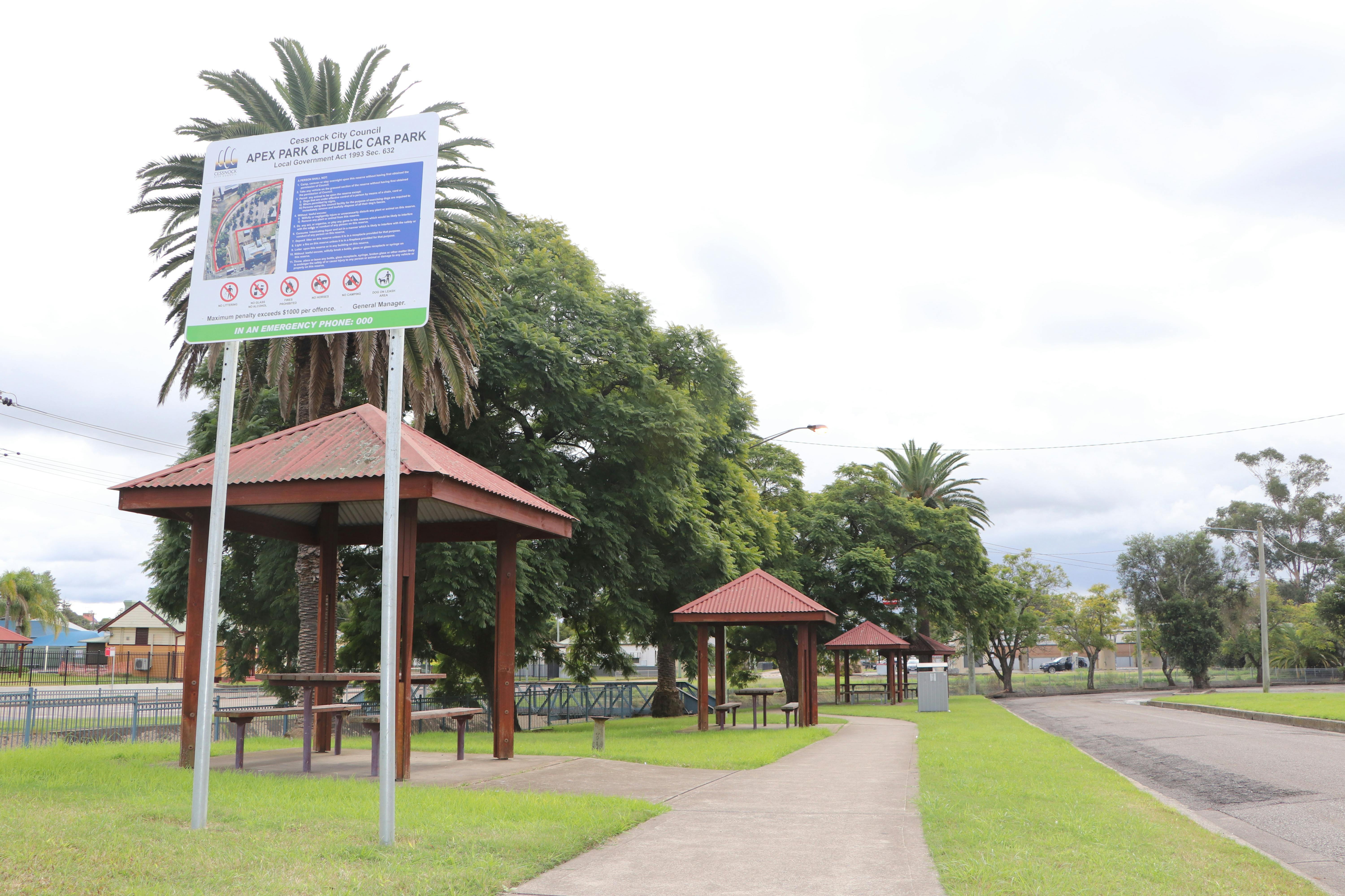 Apex Park - seating