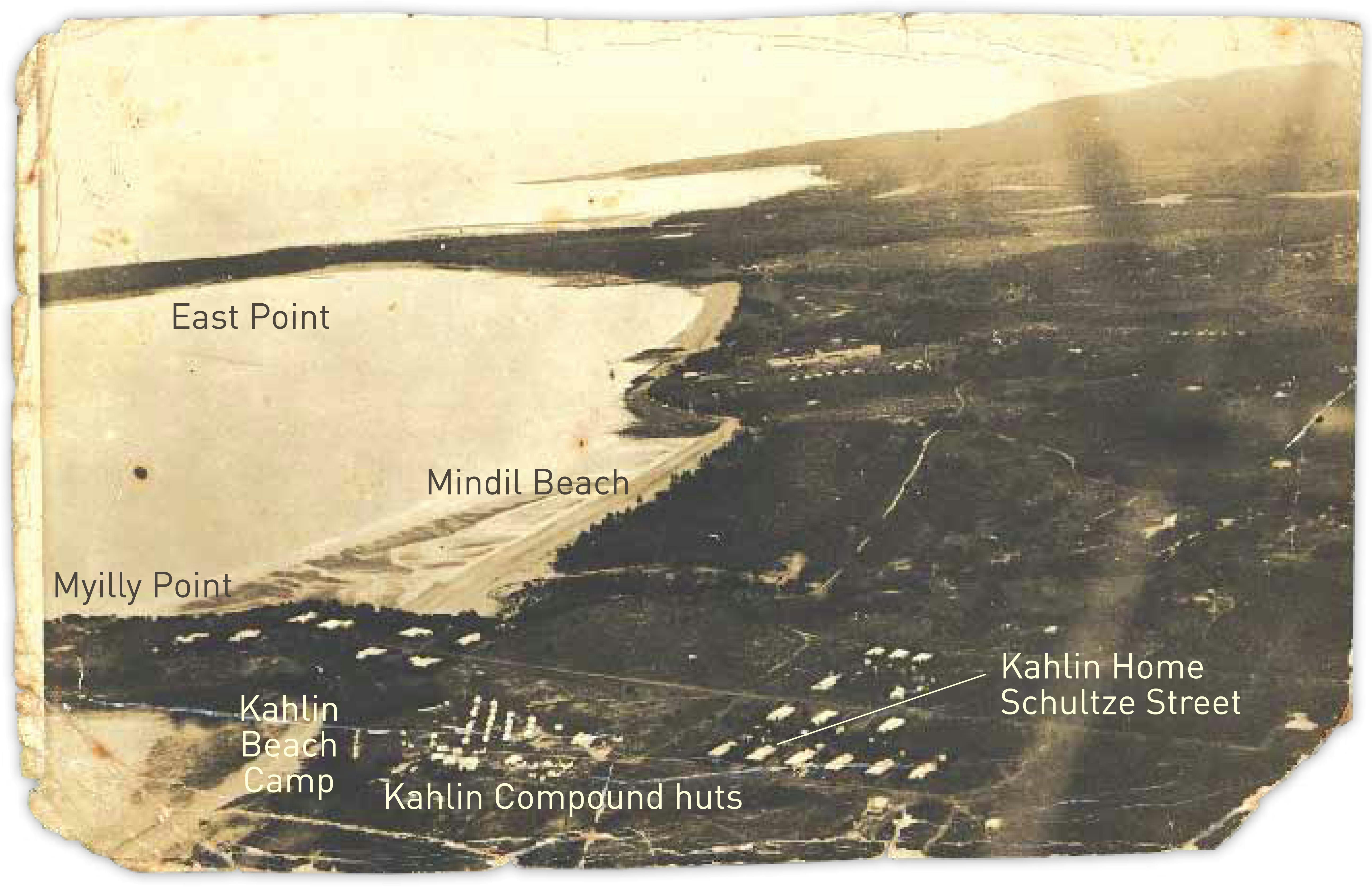 Aerial photograph of Myilly Point c.1930s.