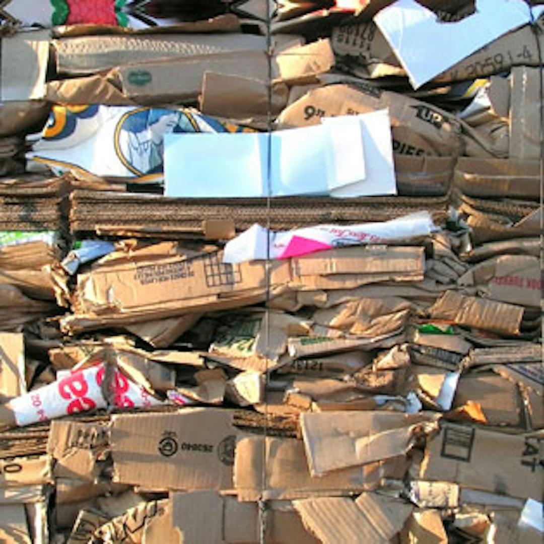 Waste Cardboard Cardboard packed as waste