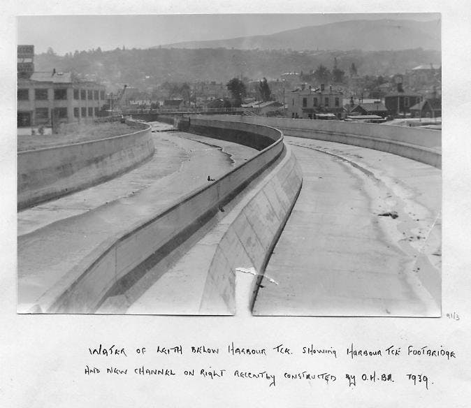 Historic view from Footbridge