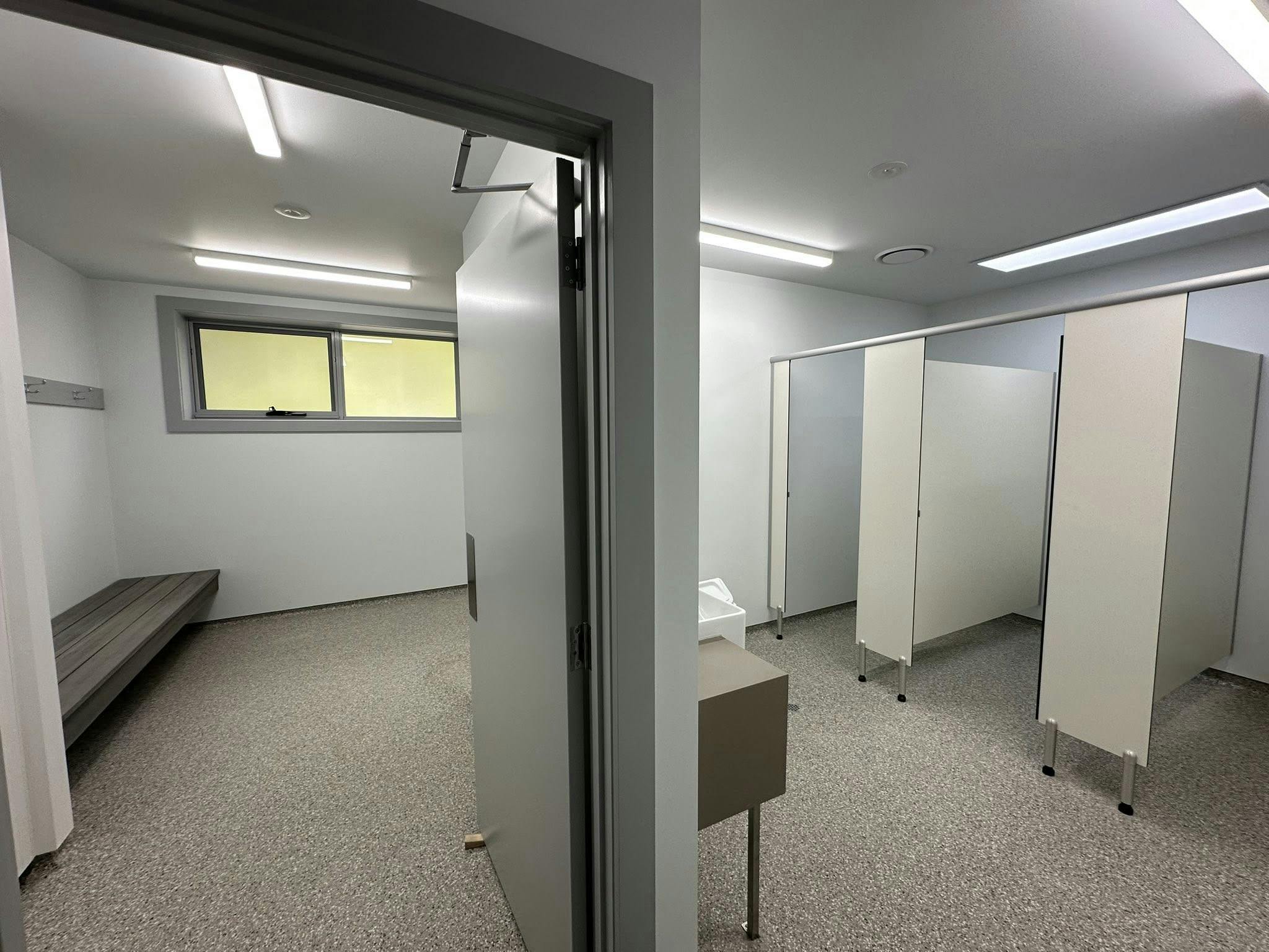 upgraded bathroom facilities