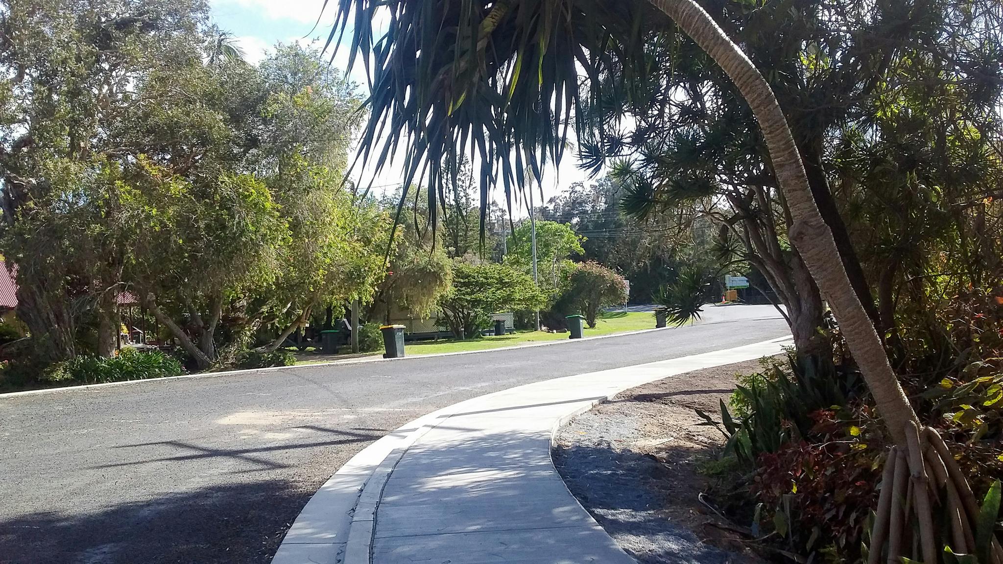 Winding pathway Sept 11