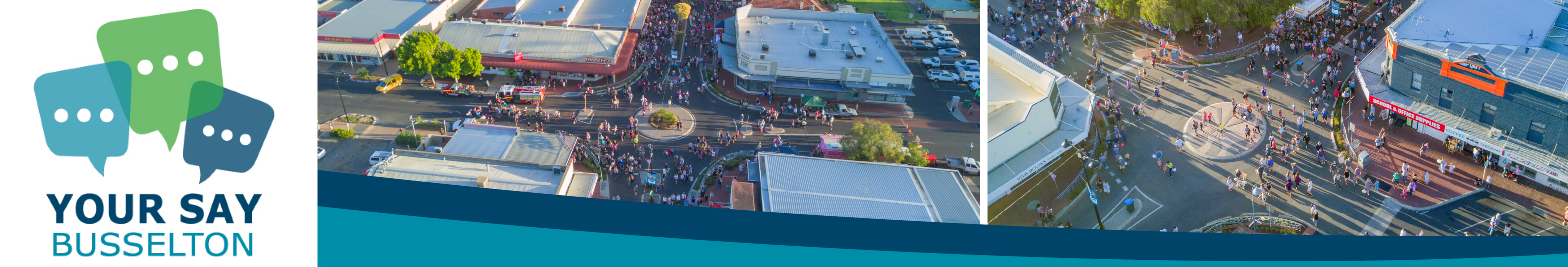 Busselton CBD Aerial