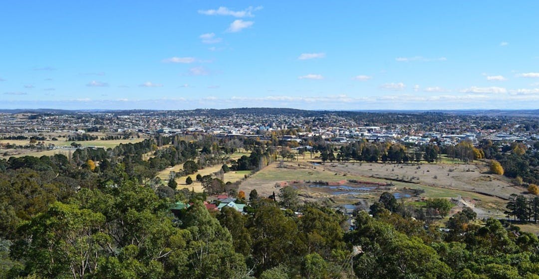 Panoramic view of Goulburn NSW