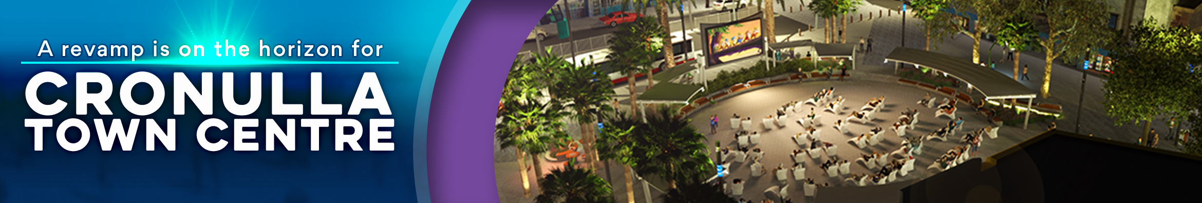 Cronulla Square by night