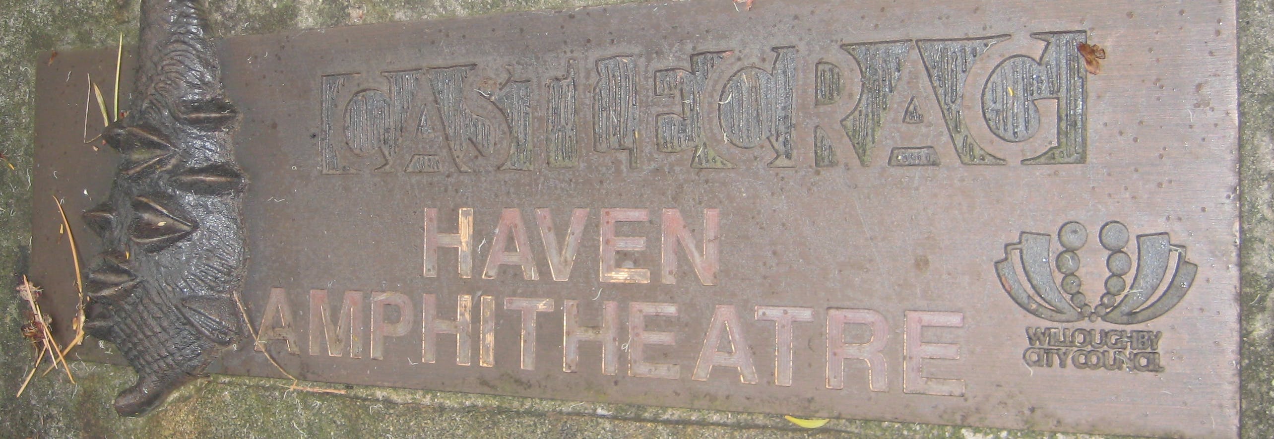 The Haven Amphitheatre Plaque 