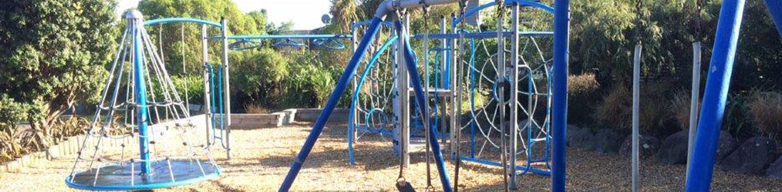 Kotuku Park playground - Currently.