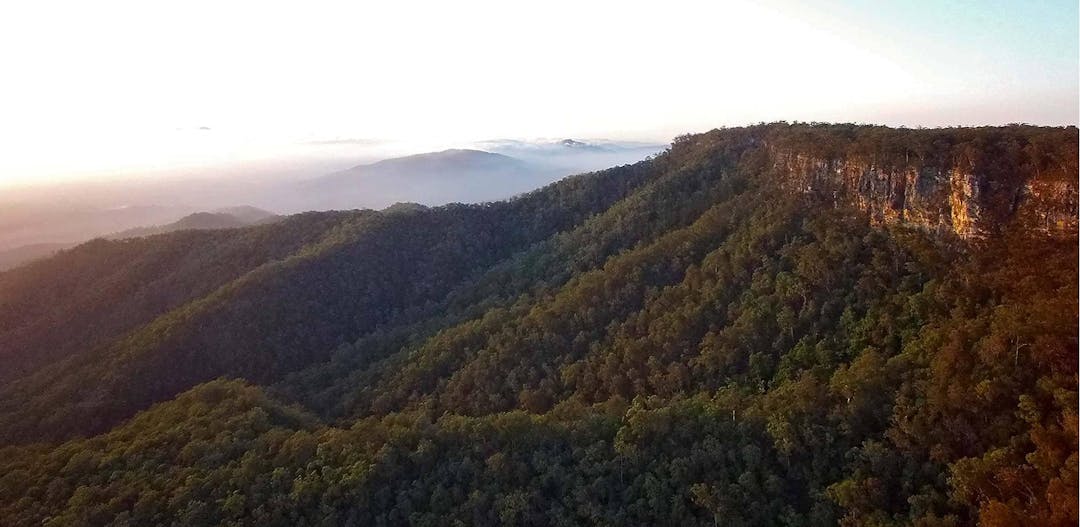 Panoramic view of Kroombit Tops National Park 