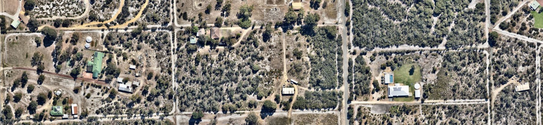 Areal photo of the area