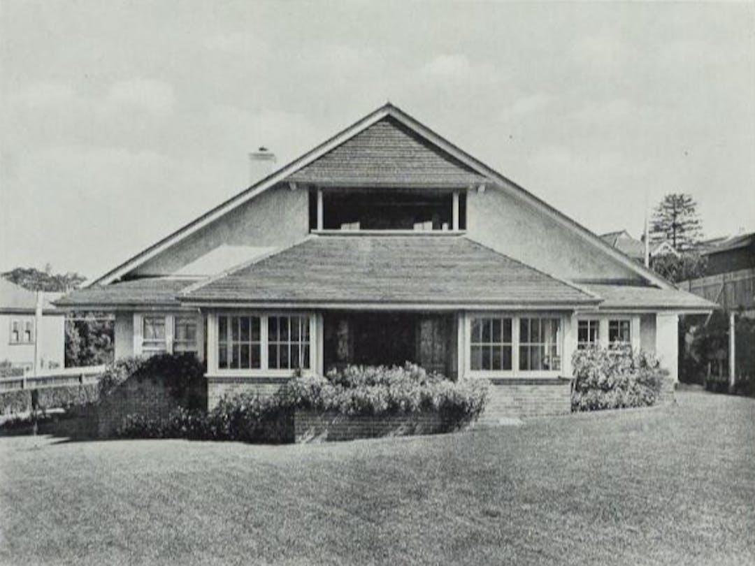 Historic image of 'The Corner House' from Art in Australia, 1 May 1922