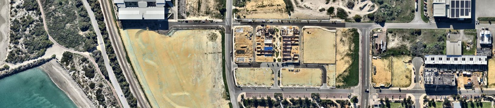 Arial photo of the subject site