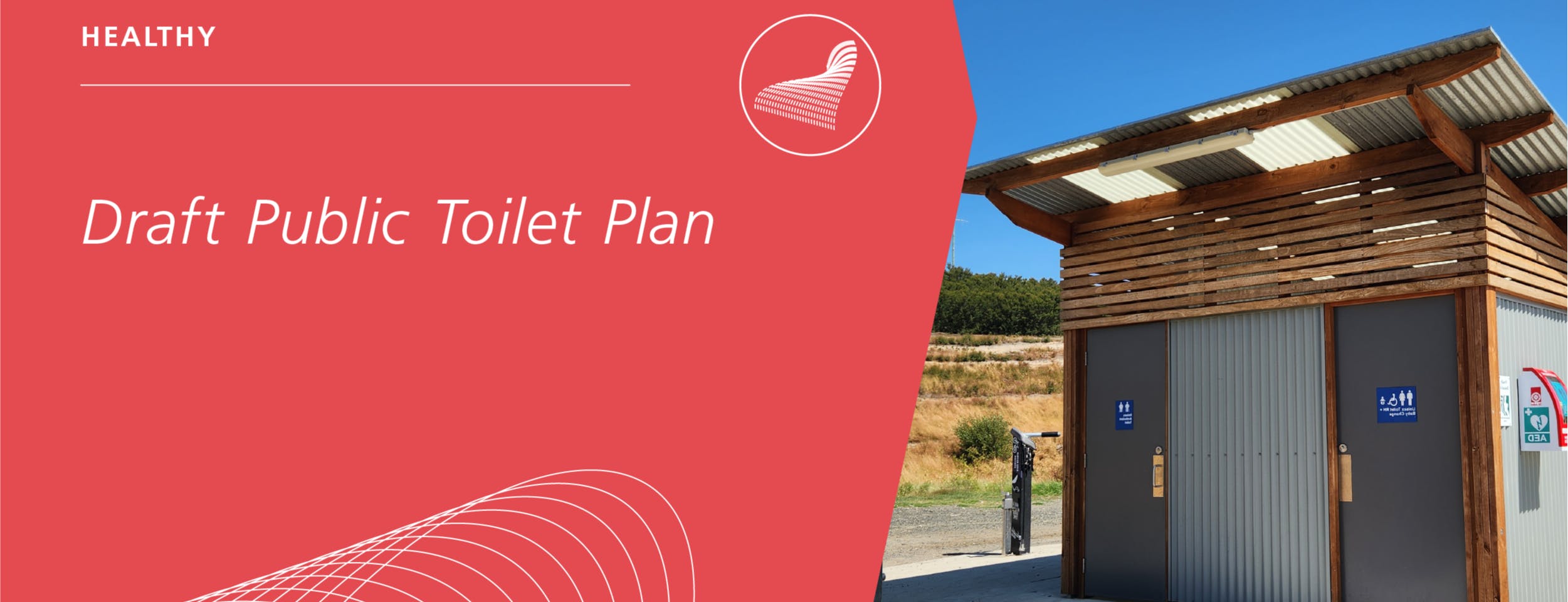 Image of local public toilet. This project is aligned with the Healthy pillar of the Council Plan.