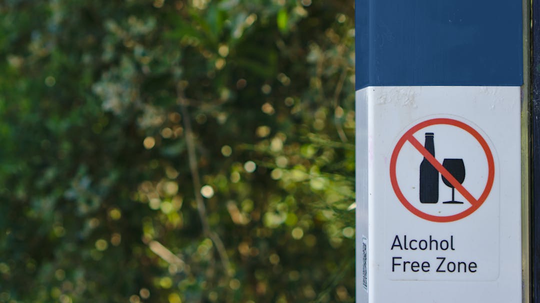 Alcohol Free Zones relate to roads, footpaths and public car parks.