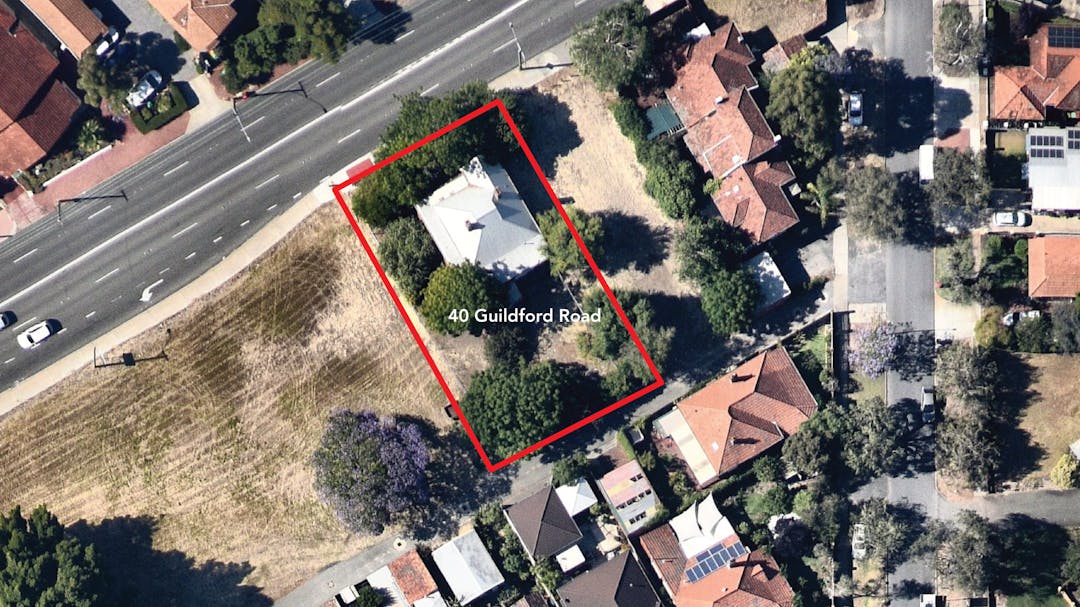Aerial image of 40 Guildford Road