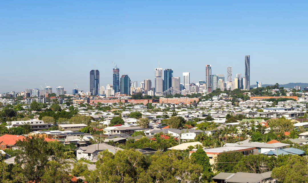 Brisbane city view from Bulimba