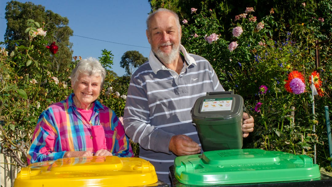 The Whateleys with their 3 bins