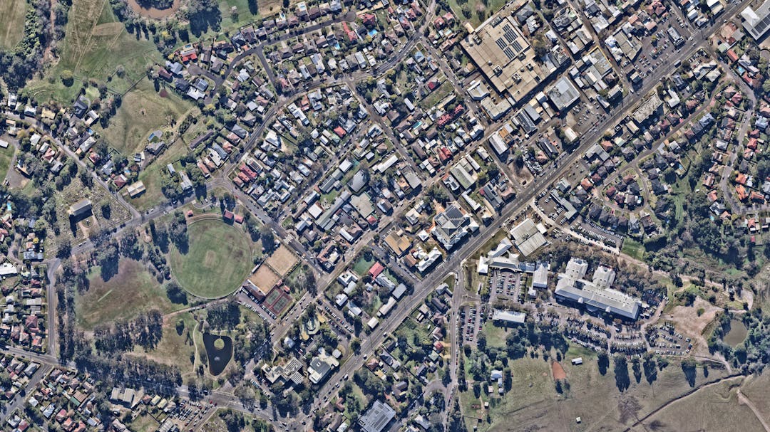 Ariel image of Windsor Streets