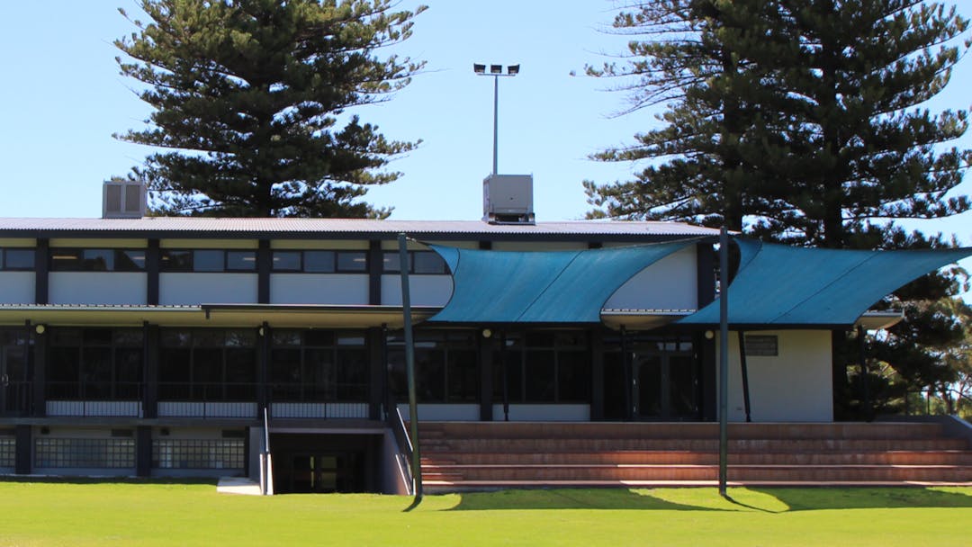 John Leckie Pavilion - front