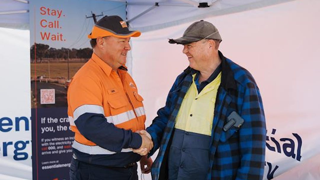 Essential Energy marquee at the state fair