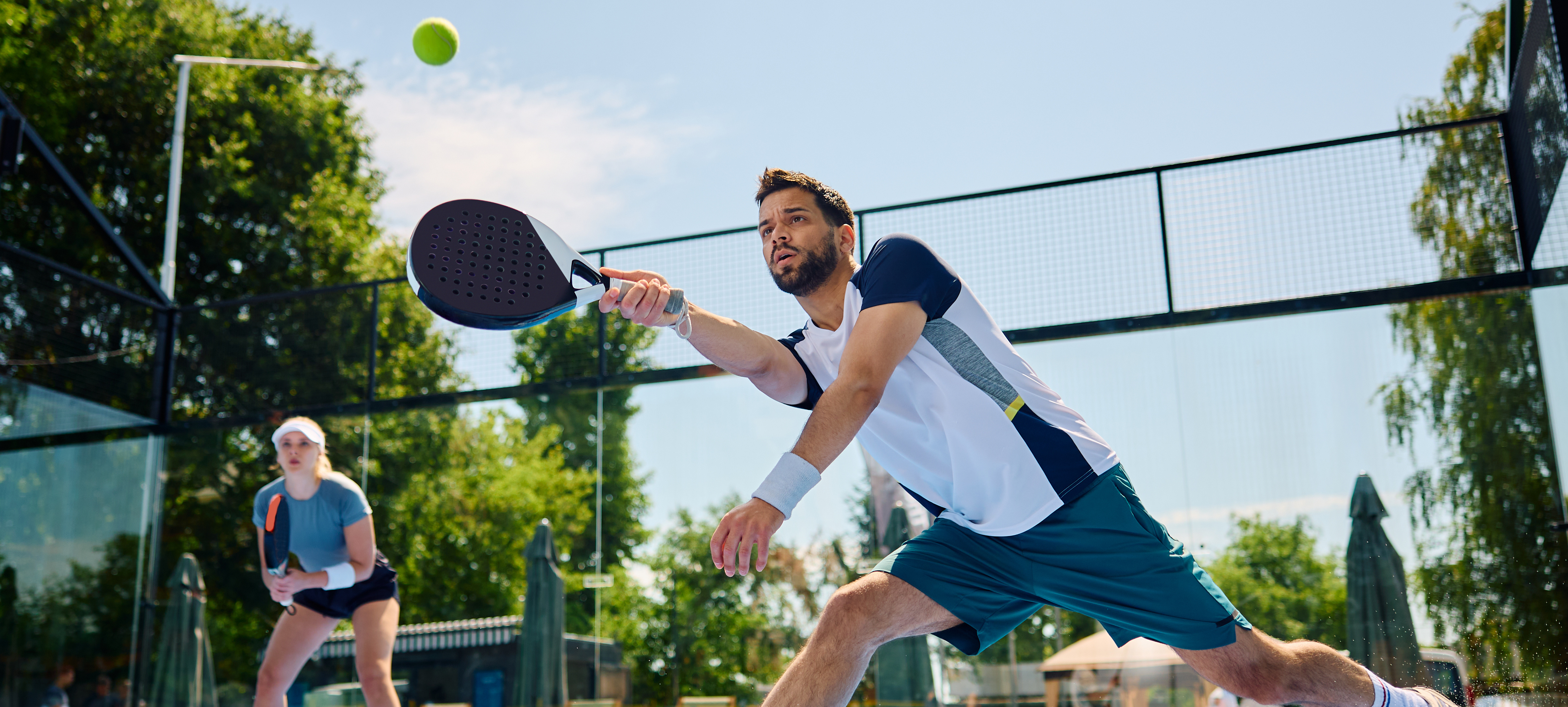 People playing Padel