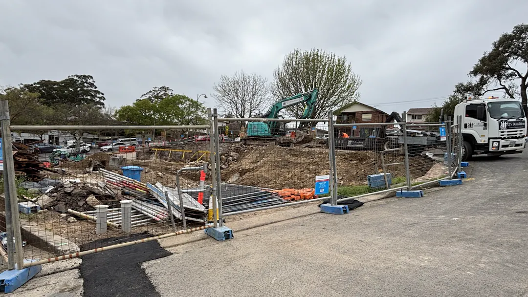 View of the area of Leopold Lane at Jannali which will be widened under a proposed Planning Agreement