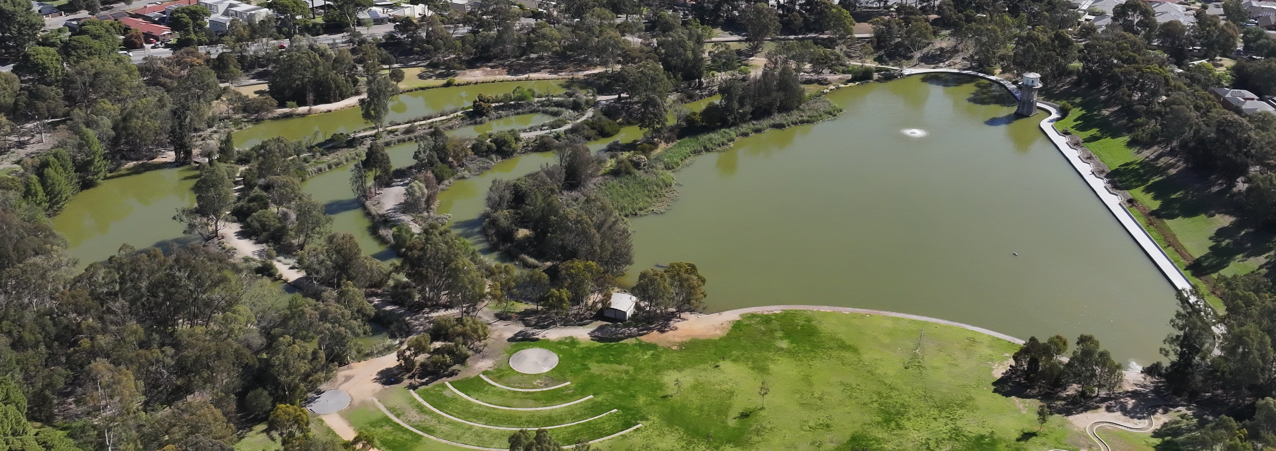 Aerial view of Thorndon Park