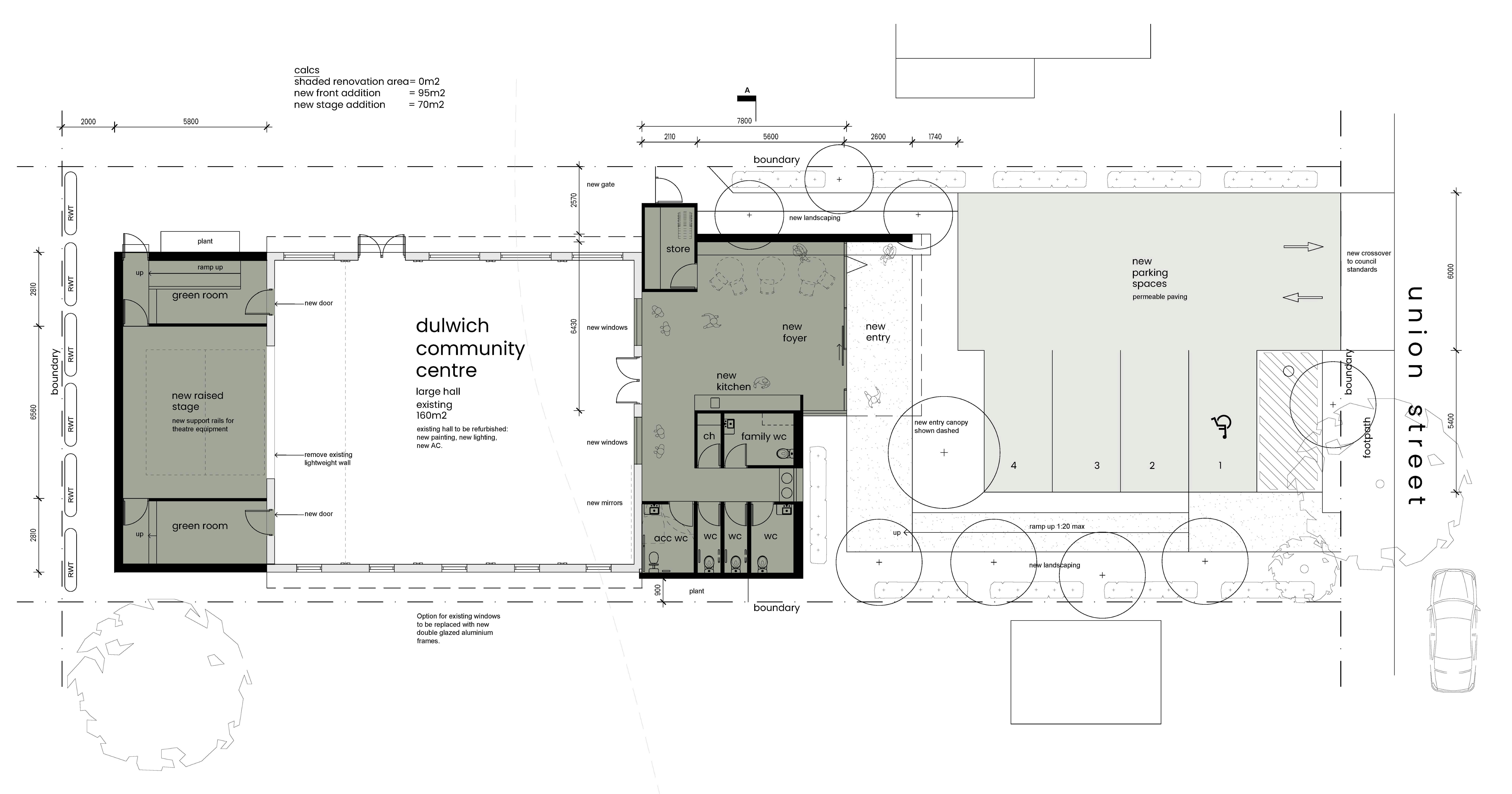 Dulwich Community Centre Floorplan