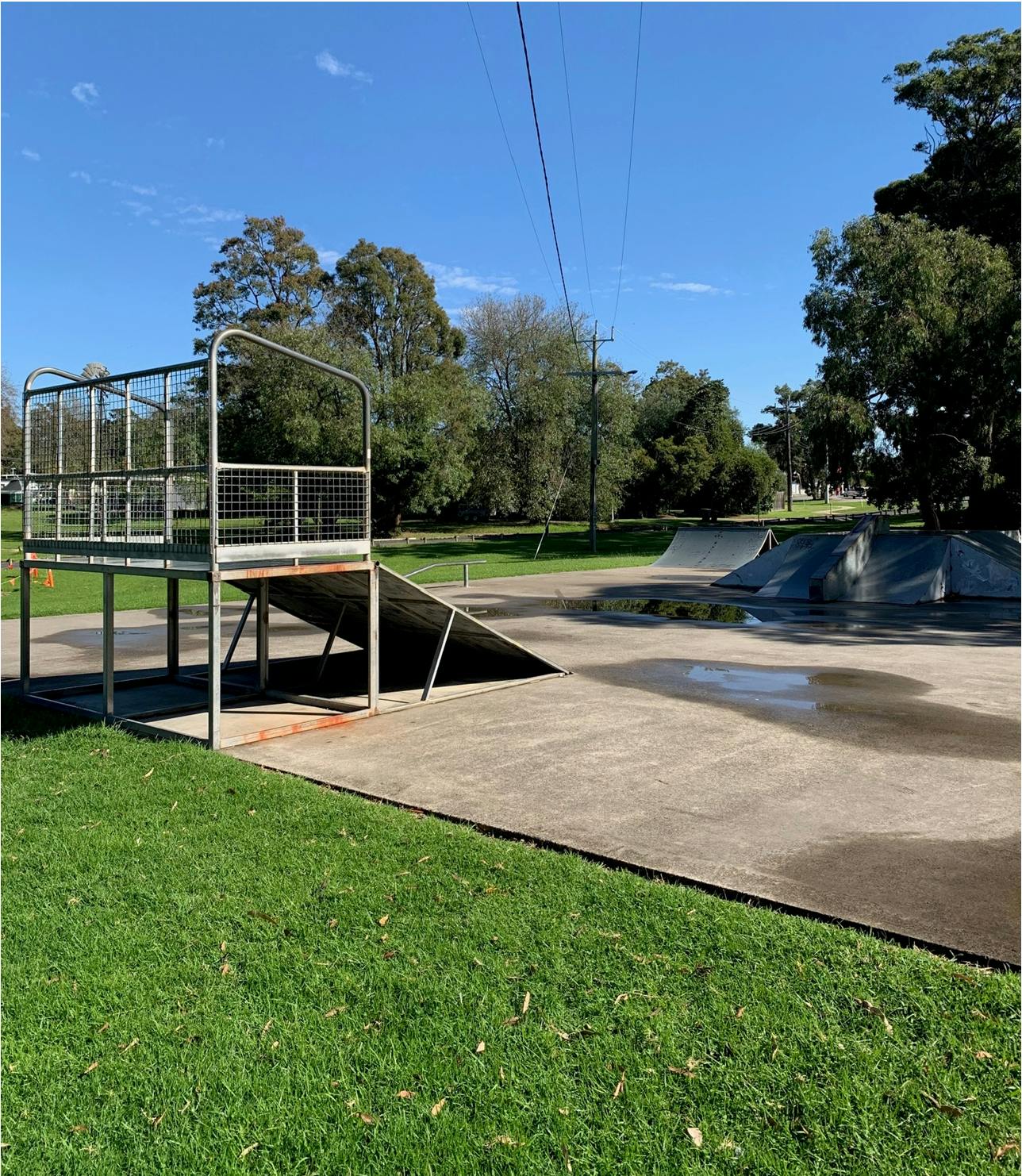 10/8/2021 - Existing Mallacoota Skatepark Ramp 1 different view