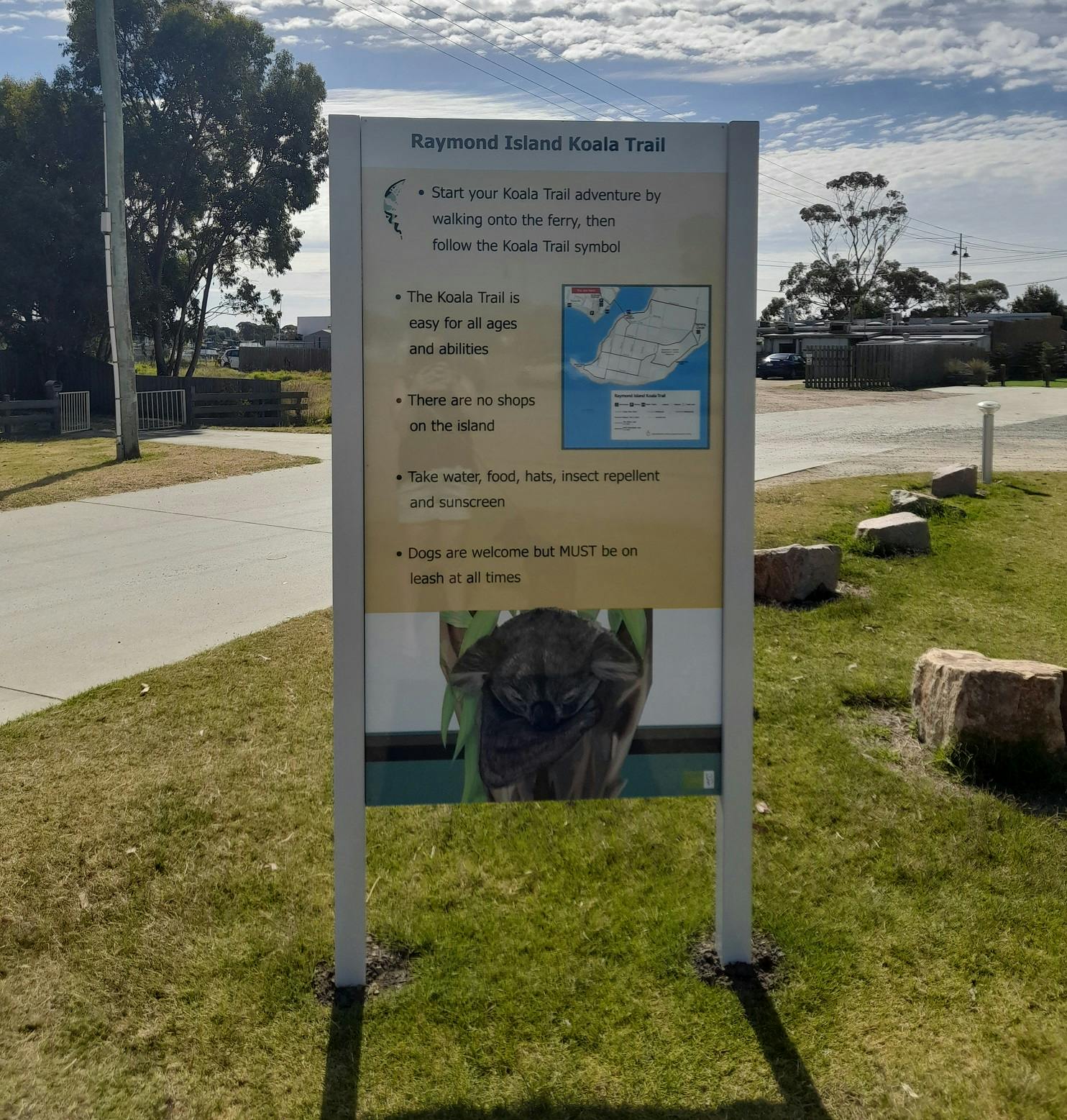 RI Koala Trail - signage - 23/01/2023