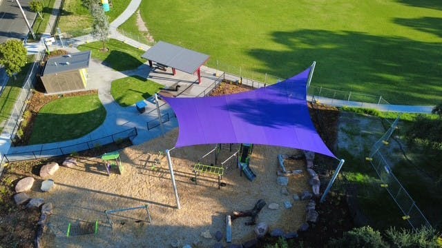 Burgundy Reserve completion aerial