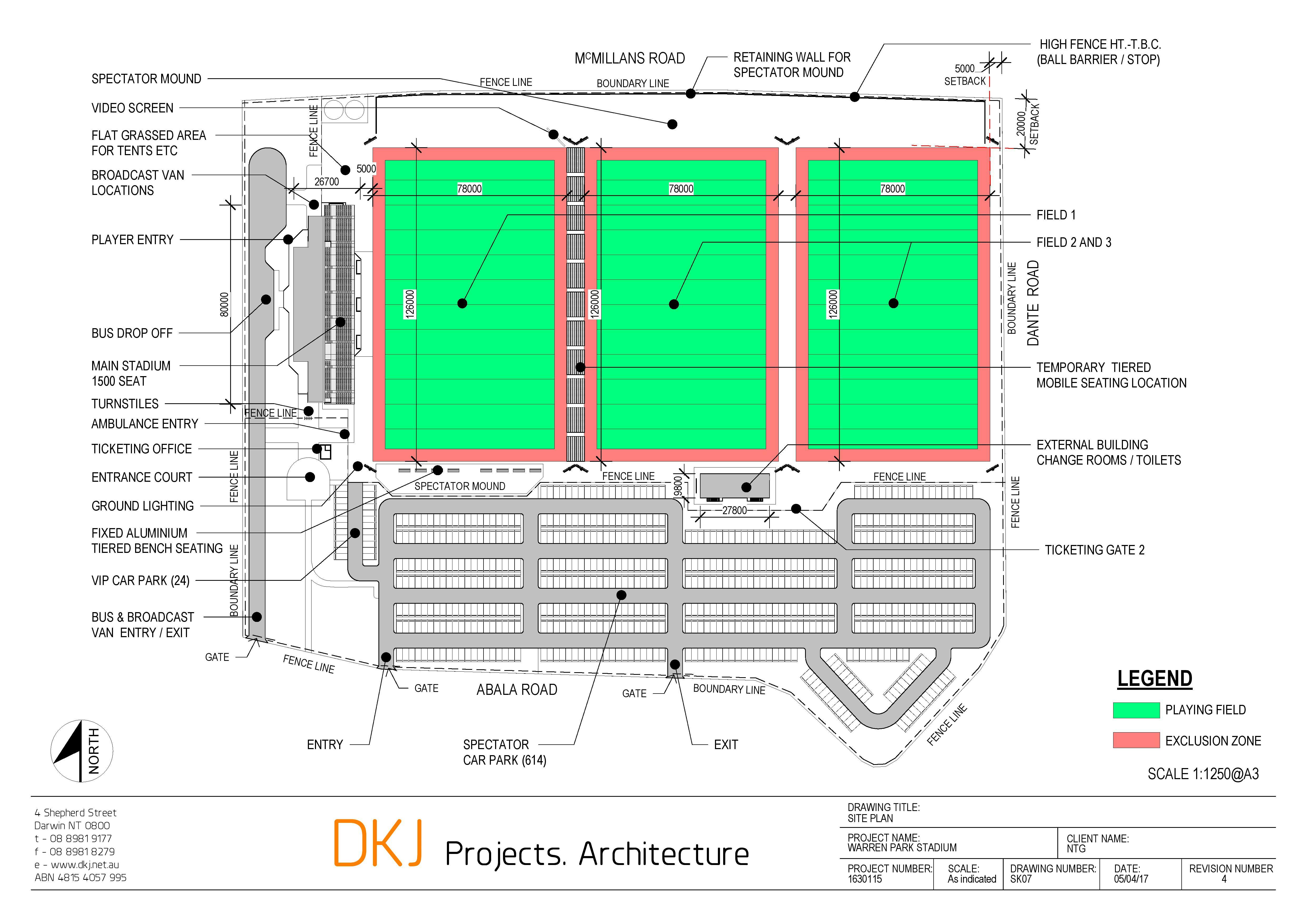 Warren Park Site Plan