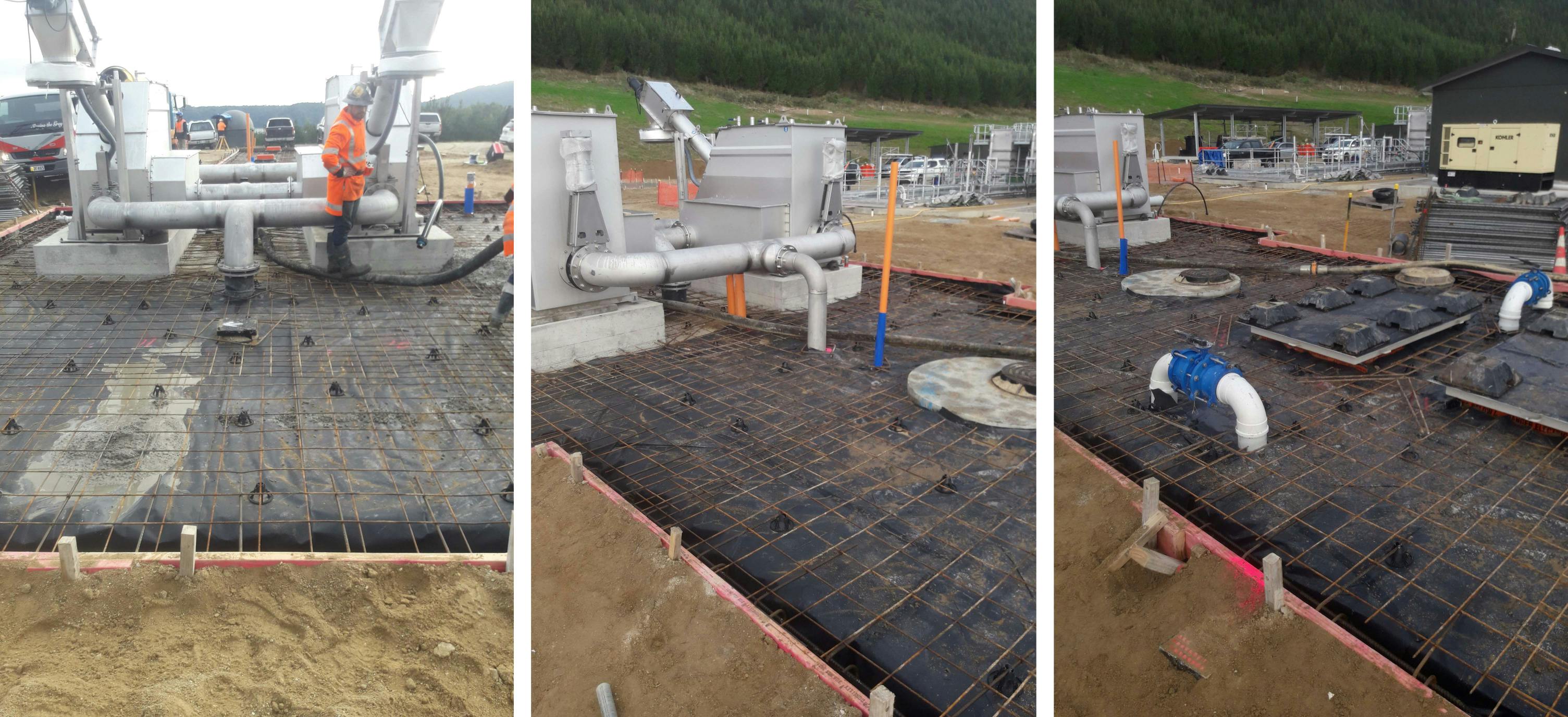 Captured: 11 June 2019 - Screen Pump Station And Flow Balance Slab Reinforcing