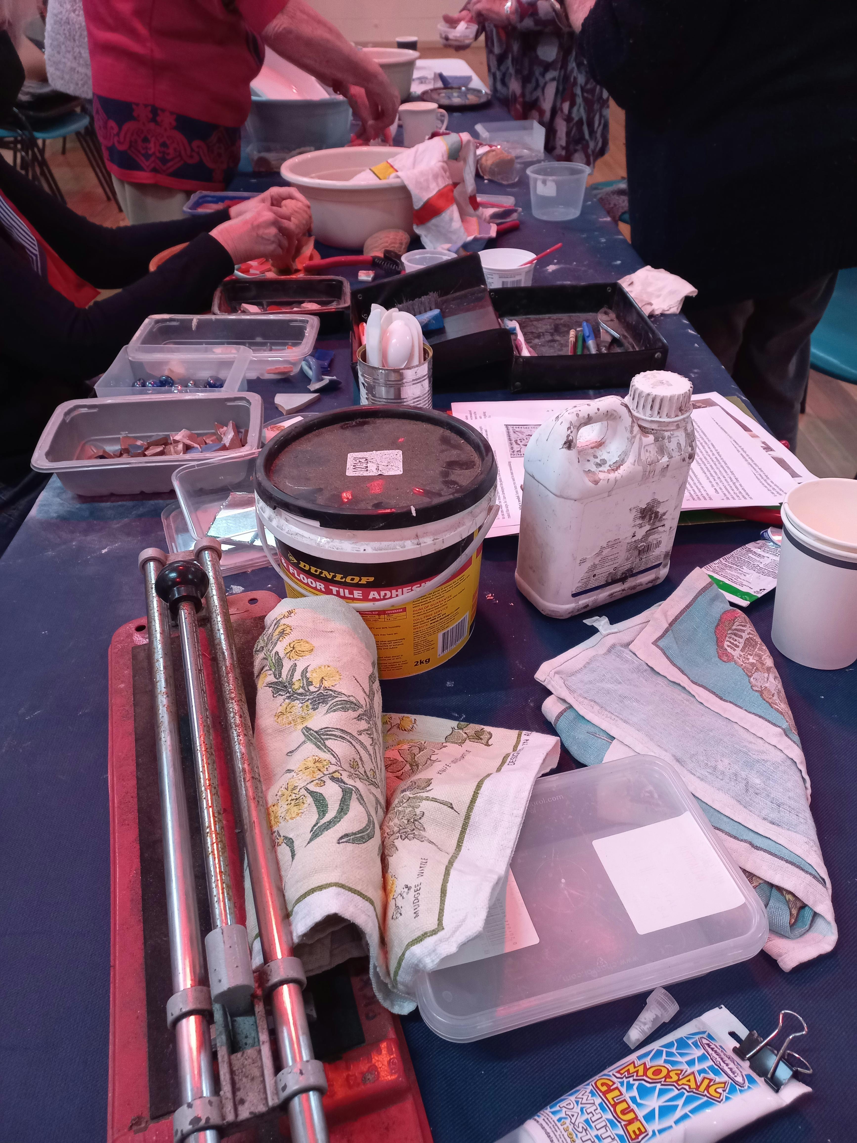 Mosaic Bee Bath at Bilpin