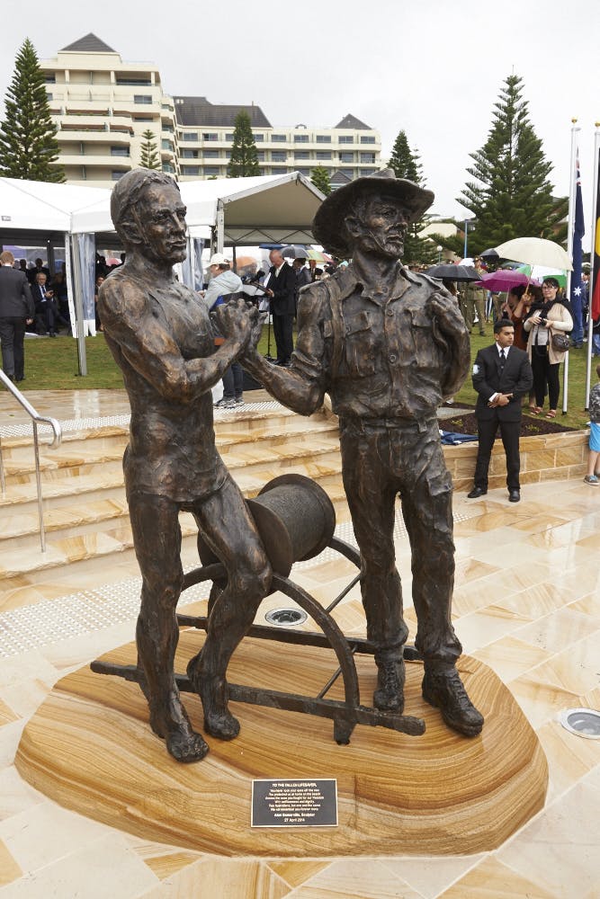 Fallen Lifesavers Memorial official opening 27 April 2014