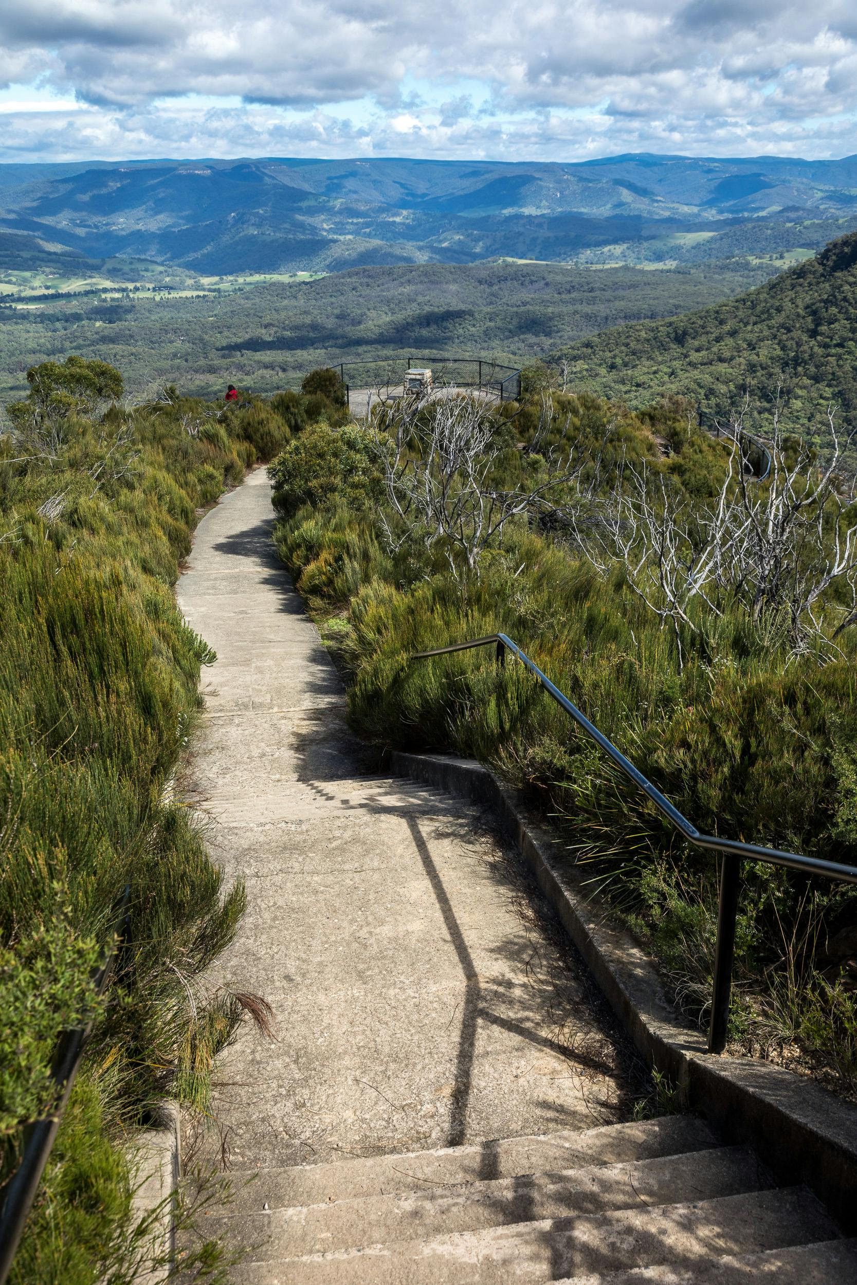 Path to Cahill's Lookout Katoomba