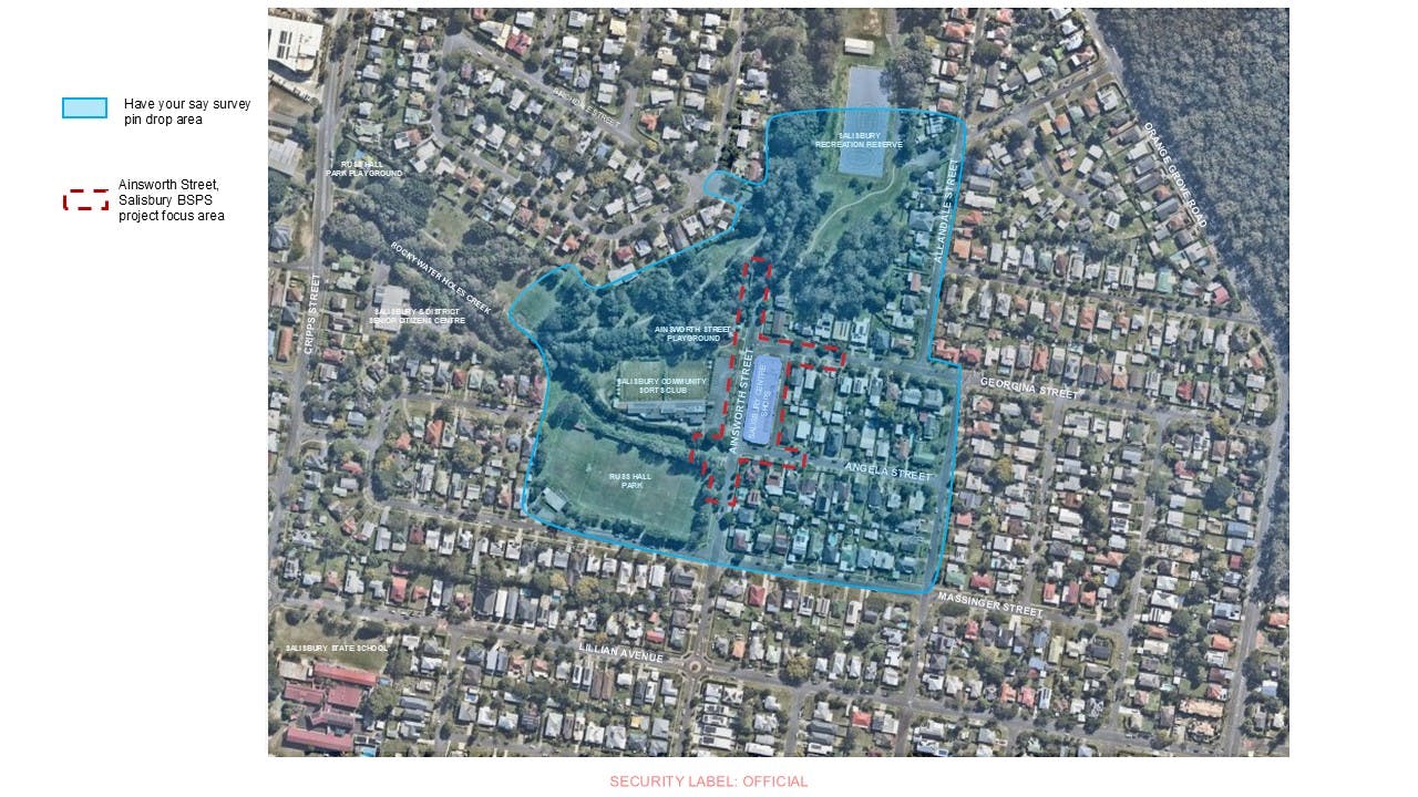 Ainsworth Street Salisbury - neighbourhood precinct