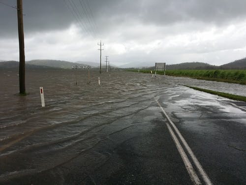 Flood waters on Hamilton Plains