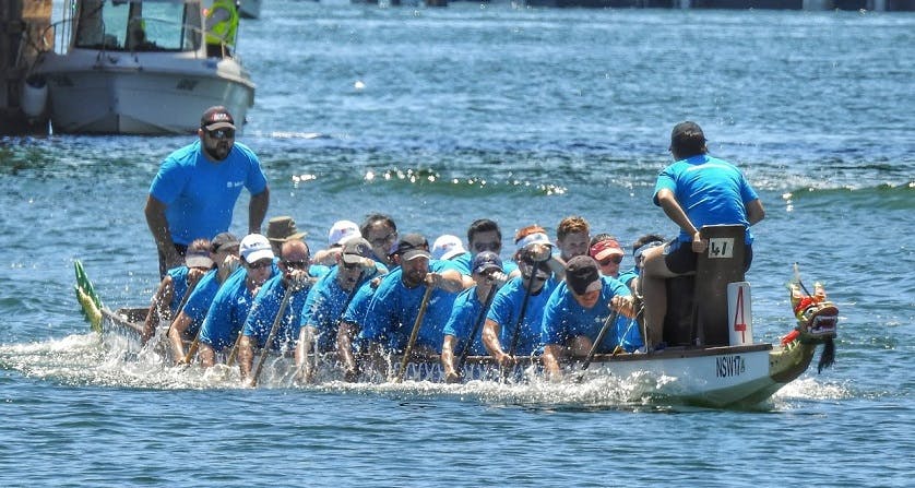 Sydney Metro joined in the fun at the Lunar New Year 2019 Dragon Boat Festival