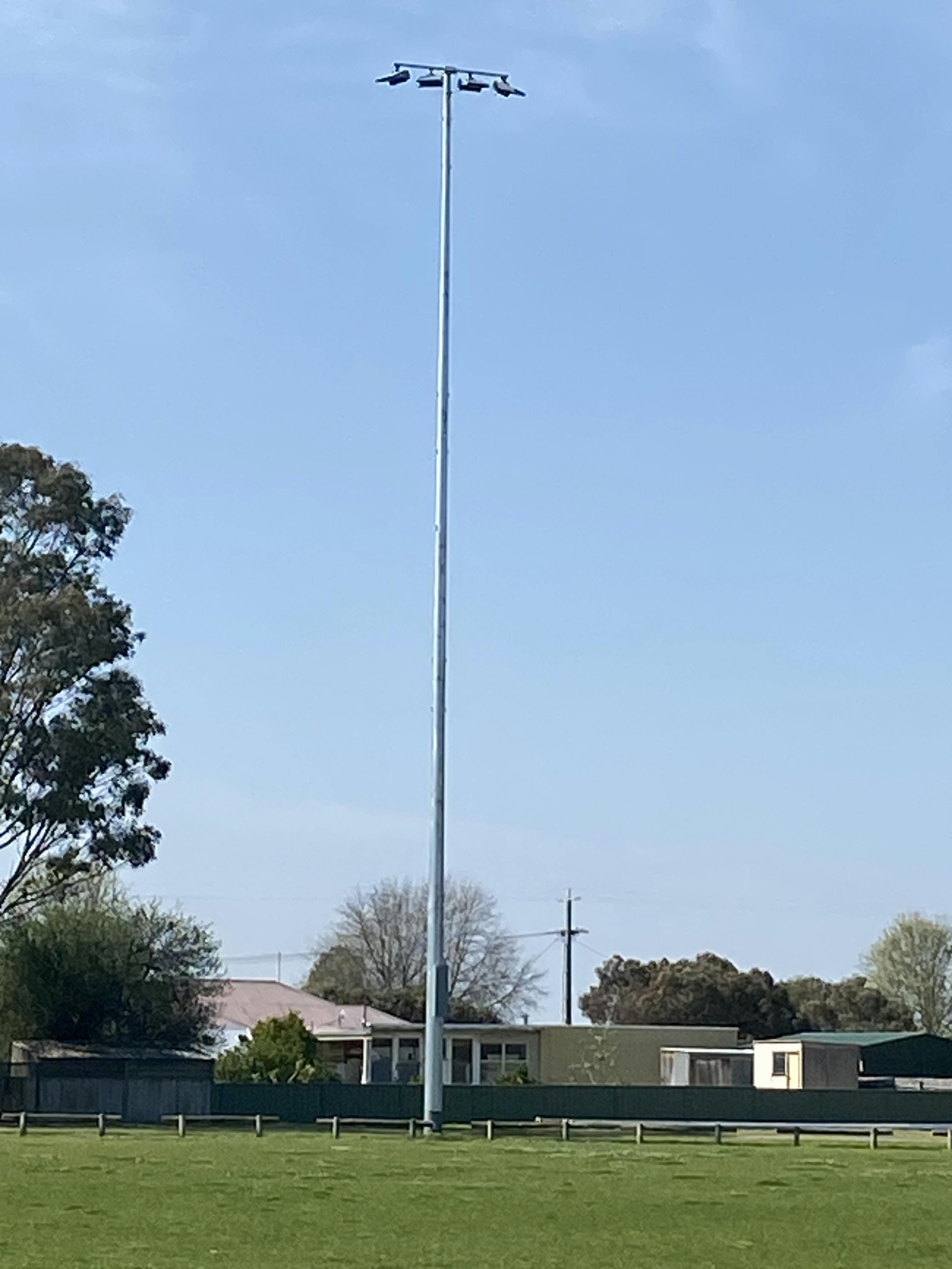 New lights installed - project complete.