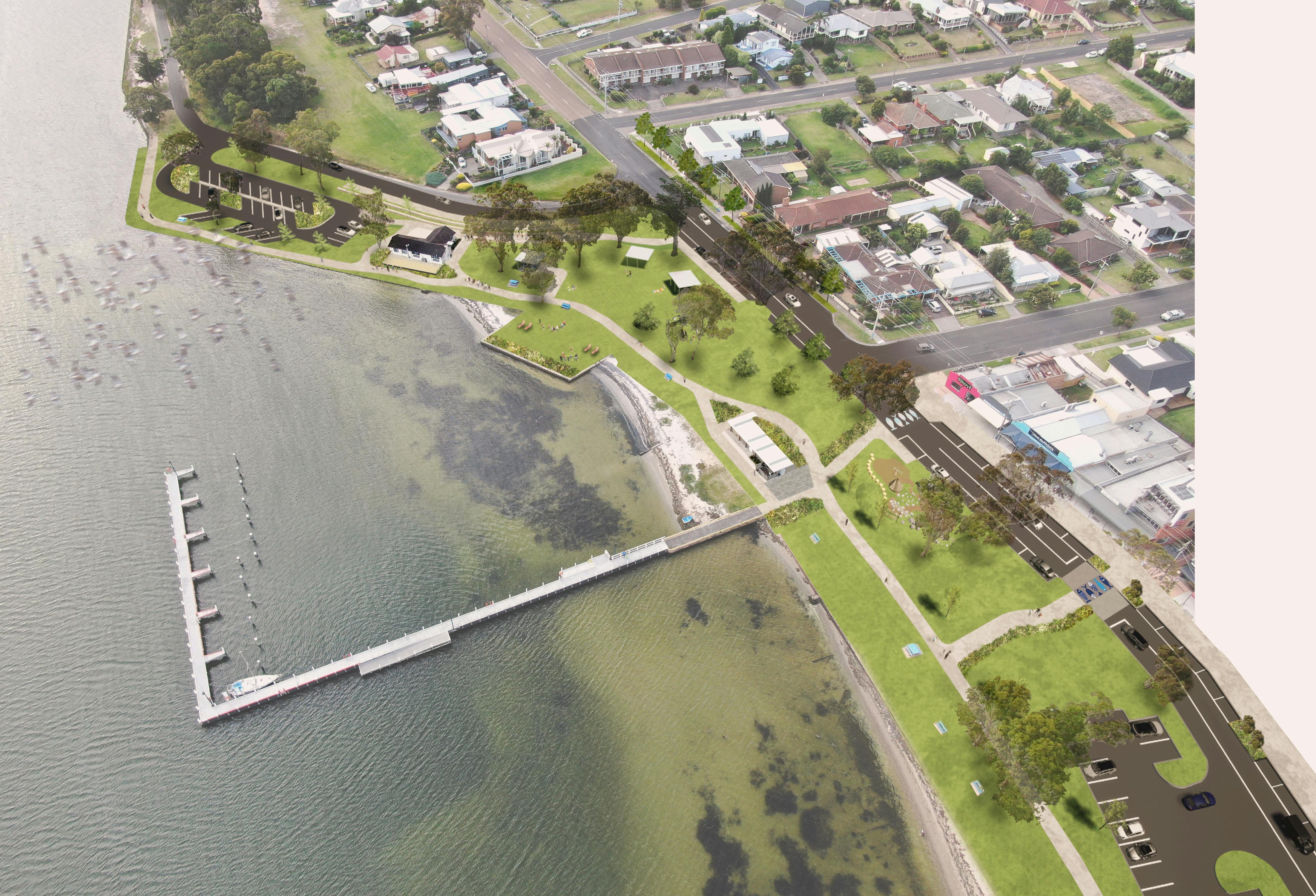 Concept perspective - aerial view