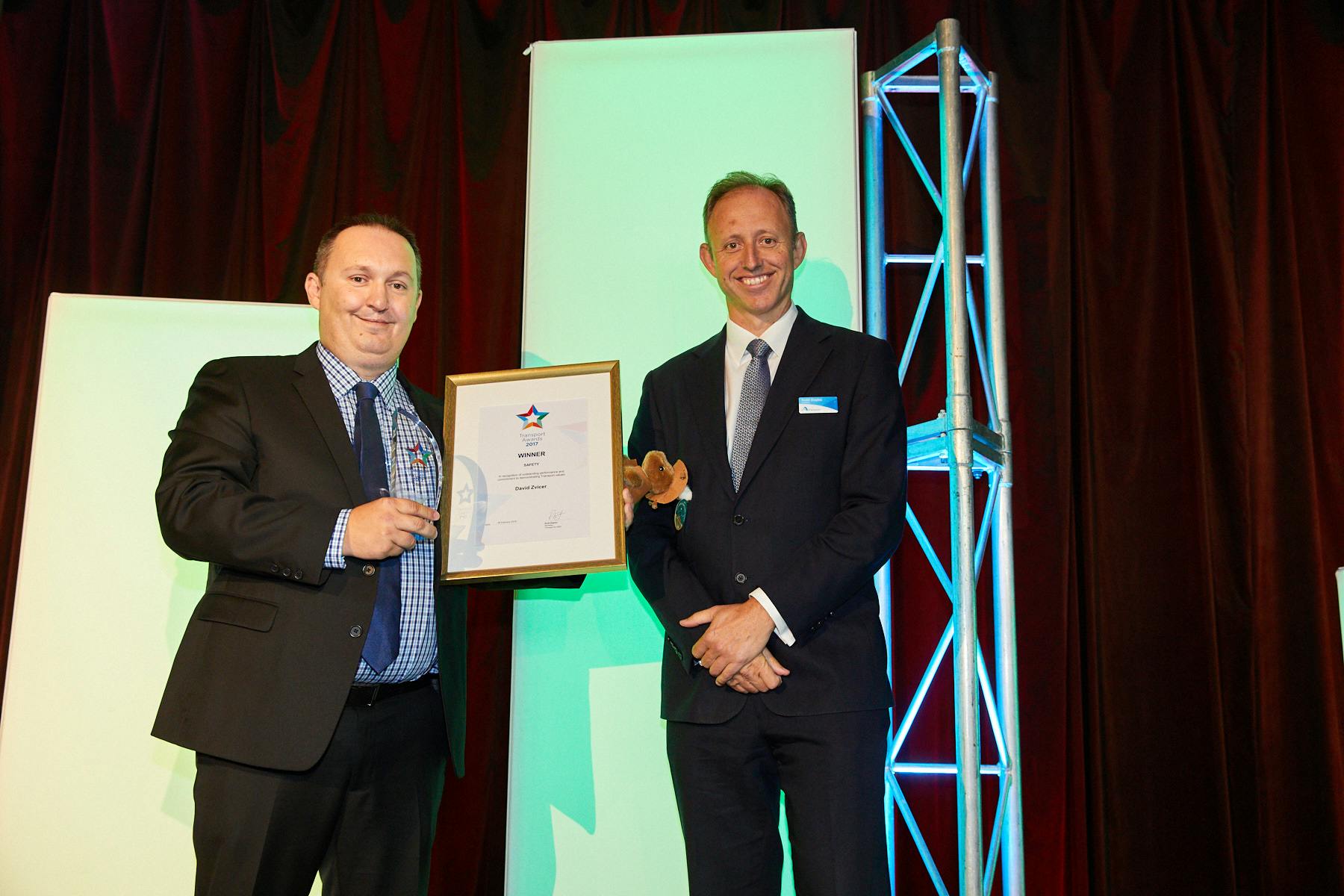 Winner, Safety Award - David Zvicer, NSW TrainLink.